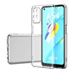 Oppo A54 4G Kılıf Şeffaf İnce Esnek Silikon Kılıf Zipax-Süper