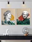 Vetro Design Afrodit ve Apollon Çerçeveli Tablo Set