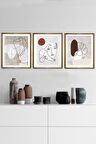 Minimal Çerçeveli Tablo Set (40x50 cm)