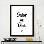 Vetro Design Ahşap Çerçeveli Poster 21x30 cm