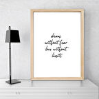 Vetro Design Ahşap Çerçeveli Poster 21x30 cm