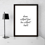 Vetro Design Ahşap Çerçeveli Poster 21x30 cm