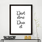 Vetro Design Ahşap Çerçeveli Poster 21x30 cm