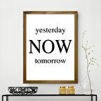 Vetro Design Ahşap Çerçeveli Poster 21x30 cm