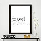 Vetro Design Ahşap Çerçeveli Poster 21x30 cm