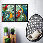 Vetro Design Ahşap Çerçeveli Set 30x40 cm