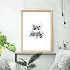 Vetro Design Ahşap Çerçeveli Poster 21x30 cm