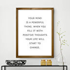 Vetro Design Ahşap Çerçeveli Poster 21x30 cm