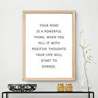 Vetro Design Ahşap Çerçeveli Poster(21x30 cm)