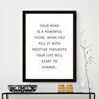 Vetro Design Ahşap Çerçeveli Poster(21x30 cm)