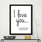 Vetro Design Ahşap Çerçeveli Poster(21x30 cm)