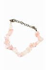 Pembe Kuvars Şık Tasarımlı Doğal Taş Bileklik