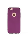 Apple iPhone 6G Premium Silikon Kılıf Mor