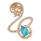 Pırlanta Topaz Yüzük