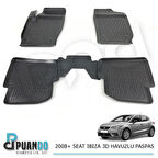 ARACA ÖZEL 2008+ SEAT IBIZA 3D HAVUZLU PASPAS 5 PARCA
