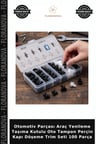 Otomotiv Parçası Araç Yenileme Taşıma Kutulu Oto Tampon Perçin Kapı Döşeme Trim Seti 100 Parça
