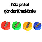 Slm Plastik Kalemtıraş 12Li Paket