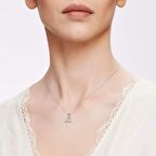 Zümrüt Yılan Figür Ankh Kolye