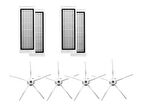 Roborock S5 Max, S5, S4 Max, S6 MaxV, S6, S6 Pure Modelleri Uyumlu Filtre-Yan Fırça Seti