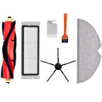 Roborock S5 Max, S5, S4 Max, S6 Maxv, S6, S6 Pure Robot Süpürge Uyumlu 6 Parça Değiştirme Seti