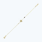 Pırlanta Spinel Taşlı Çiçek Bileklik