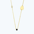 Pırlanta Spinel Taşlı Kolye