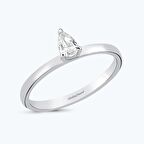 Pırlanta Damla Tektaş Yüzük