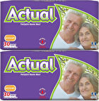 Actual Yetişkin Hasta Bezi Bel Bantlı S - Small - Küçük 60 Adet (2PK*30)