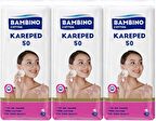 Bambino Cotton Kare Makyaj Temizleme Pamuğu 150 Adet (3PK*50)