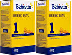 Bebivita Bebek Sütü 400GR No:1 (0-6 Ay) Doğumdan İtibaren (2 Li Set)