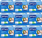 Canped Hasta Bezi Yetişkin Bel Bantlı Tekstil Yüzey M - Orta - Medium 162 (9PK*18)