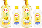 Dalin Bebek Şampuanı Klasik 700ML Pompalı + 100ML Bebek Yağı (Rahat ve Mutlu) (2 Li Set)