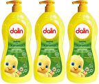 Dalin Bebek Saç & Vücut Şampuanı 700ML Nem ve Koruma Avakado Özlü (Pompalı) (3 Lü Set)