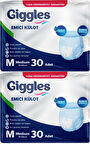 Giggles Hasta Bezi Yetişkin Emici Külot M-Orta 60 Adet (2Pk*30)