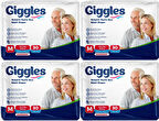 Giggles Hasta Bezi Yetişkin Bel Bantlı Tekstil Yüzey Orta - Medium (M) 120 Adet (4PK*30)