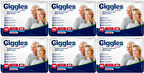 Giggles Hasta Bezi Yetişkin Bel Bantlı Tekstil Yüzey Orta - Medium (M) 180 Adet (6PK*30)