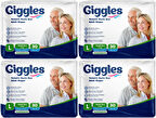 Giggles Hasta Bezi Yetişkin Bel Bantlı Tekstil Yüzey Büyük - Large (L) 120 Adet (4PK*30)