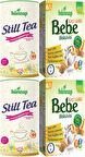 Hünnap Still Tea Emziren Anneler İçin Süt Arttırıcı İçecek 200GR + Bebe Bisküvisi 400GR (4 Lü Set)