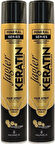 Jagler Saç Spreyi 400ML Keratinli  Keratin Strong Hold - Minarelli - Ekstra Sert (2 Li Set)