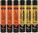 Jagler Saç Spreyi 400ML Extra Strong Hold Ekstra Güçlü Tutuş & Minarelli Ekstra Sert (Karma 6Lı Set)