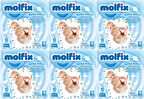 Molfix Bebek Bakım Alt Açma Örtüsü 6 Lı Set 60 Adet (6Pk*10)