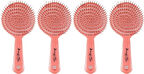 Nascita 3 (Üç) Boyutlu Profesyonel Yuvarlak Saç Fırçası Pembe (Kod Prof:2) (4 Lü Set)