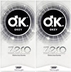 Okey Prezervatif 40 Adet Zero (Ekstra İnce Formlu) Ekonomik Pk (2PK*20)