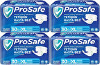 Prosafe Hasta Bezi Yetişkin Bel Bantlı Tekstil Yüzey XL-Extra Large Boy 120 Adet (4PK*30)