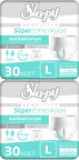 Sleepy Hasta Bezi Yetişkin Emici Külot L - Büyük - Large 60 Adet (2PK*30)