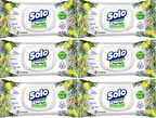 Solo Islak Havlu Mendil 50 Yaprak Limon & Biberiye (6 Lı Set) (2PK*3) 300 Yaprak