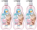 Uni Baby Bebek Kolay Tarama Saç ve Vücut Şampuanı 700ML (Pompalı) (3 Lü Set)