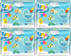 Uni Baby Islak Havlu Aktif / Oyna & Öğren 52 Yaprak (12 Li Set) 624 Yaprak (4PK*3)