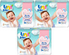 Uni Baby Islak Havlu Mendil İlk Adım 52 Yaprak (9 Lu Set) 468 Yaprak (3PK*3)