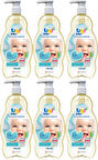 Uni Baby Bebek Saç ve Vücut Şampuanı 700ML Klasik (Pompalı) (6 Lı Set)